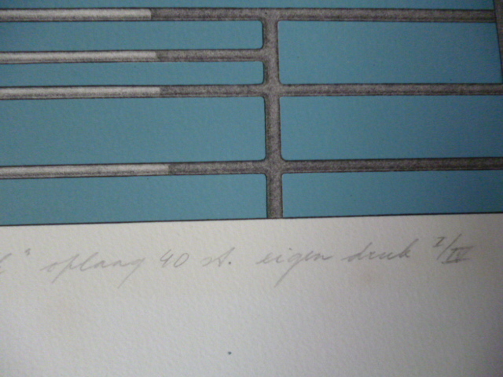 Marinus Fuit - kleurenlitho - Detail scheepsdek kopen? Bied vanaf 95!