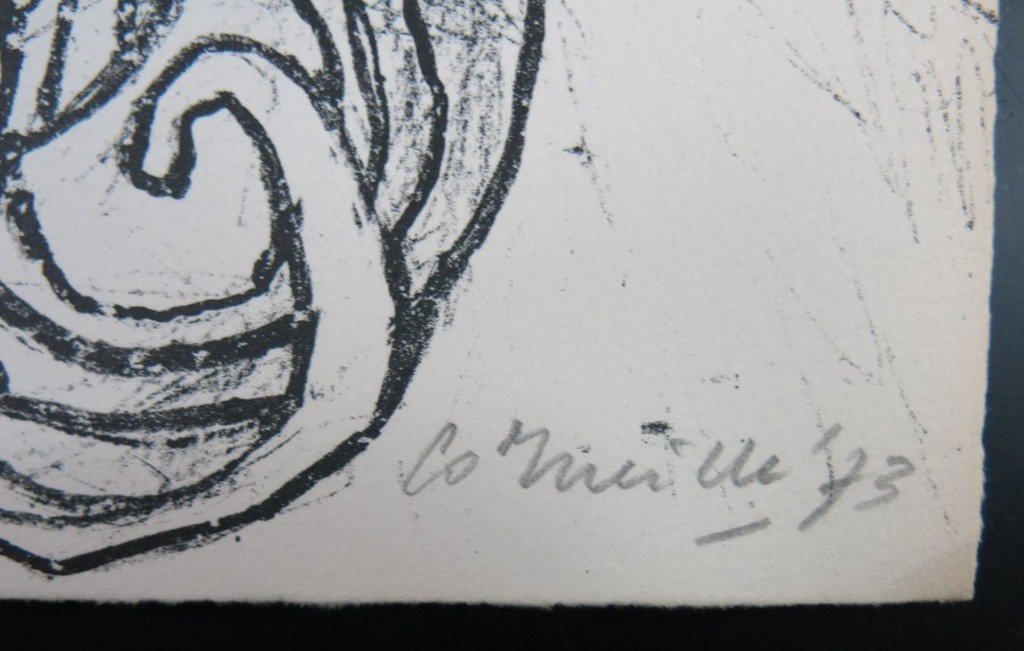 Corneille: Litho, Herbes z.t. (zwart-wit) kopen? Bied vanaf 100!