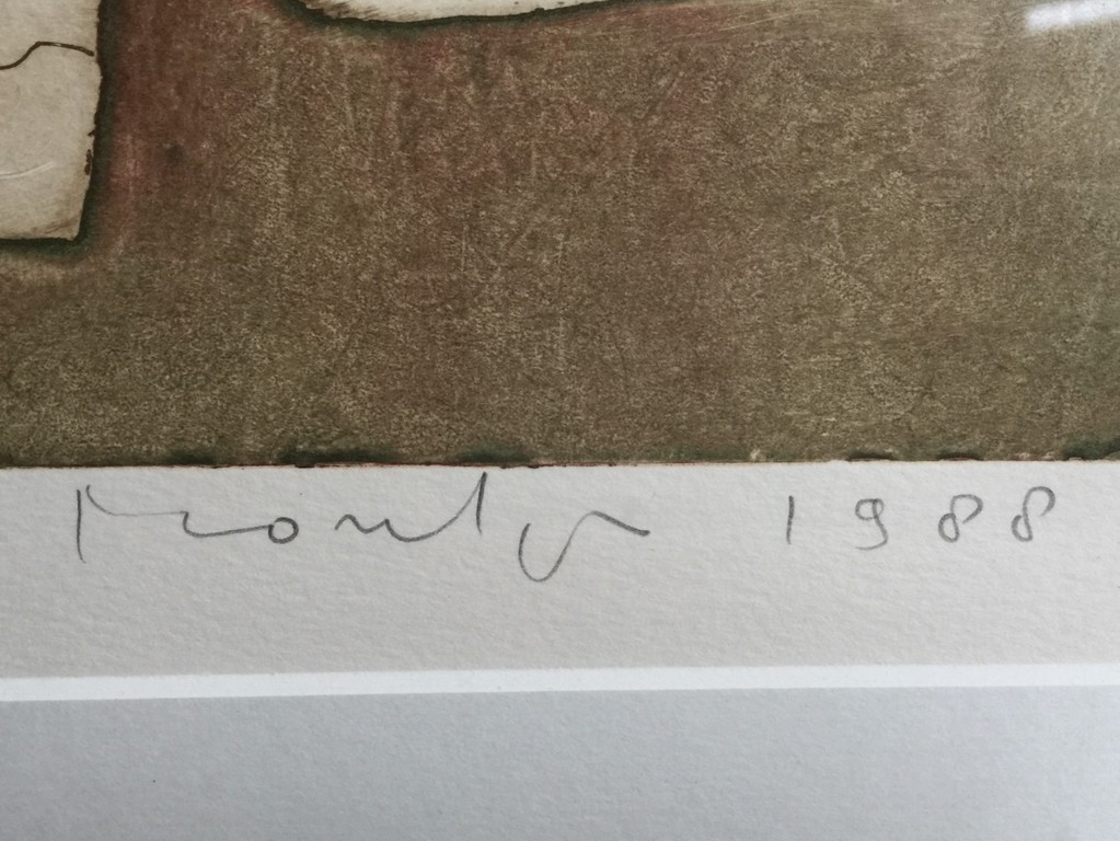 Jan Montyn, Kleurets, Zonder titel, Ingelijst kopen? Bied vanaf 99!