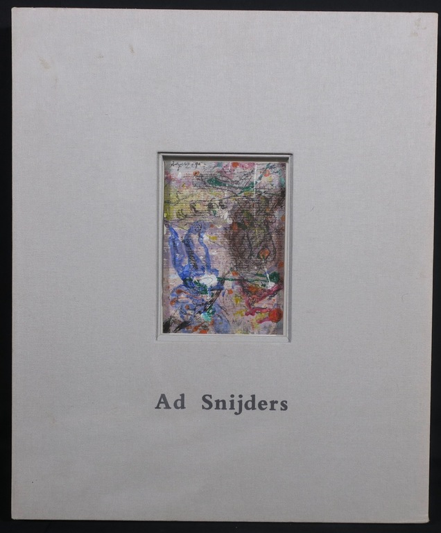 Bijzondere uitgave: Monografie Ad Snijders + Origineel werk in gemengde techniek kopen? Bied vanaf 80!