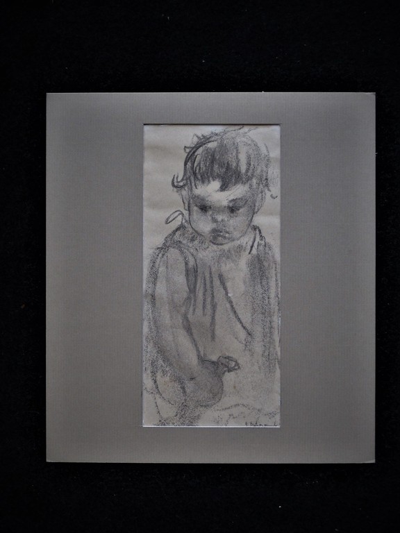 Fraai ca. 1930 gesigneerde houtskooltekening  kopen? Bied vanaf 1!