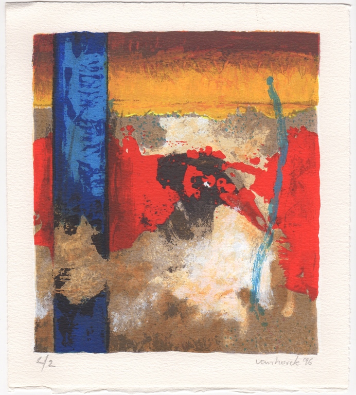 Hans vanhorck, zeefdruk, 1996 kopen? Bied vanaf 70!