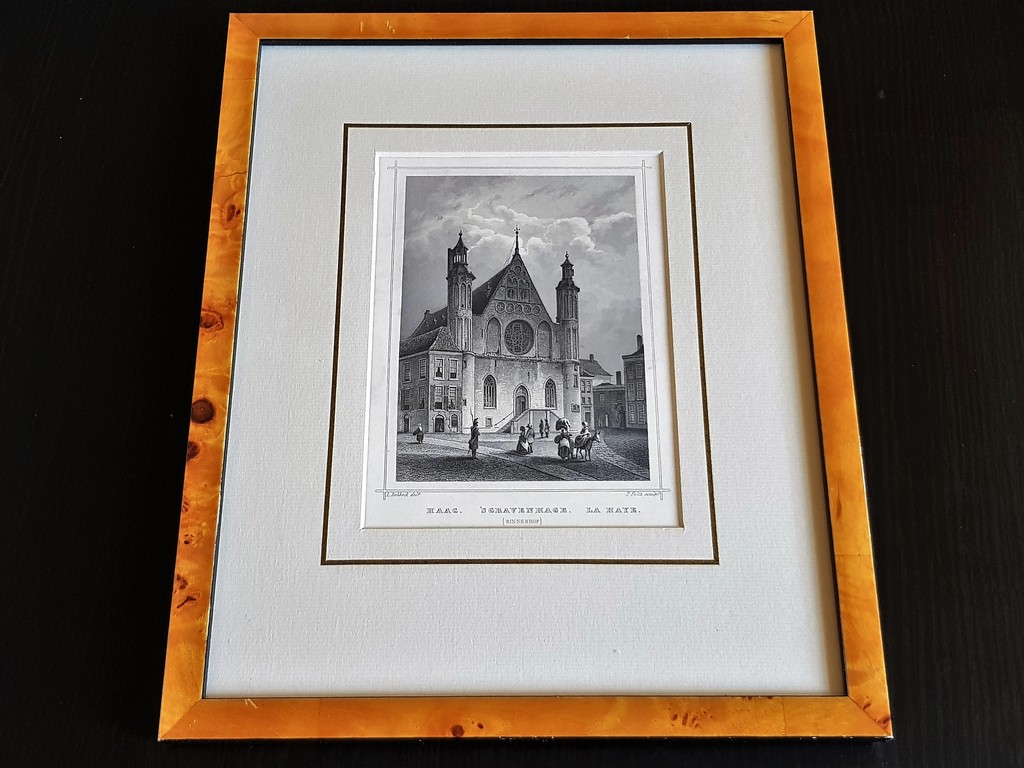 Ludwig Rohbock - Staalgravure - Binnenhof, Den Haag kopen? Bied vanaf 25!