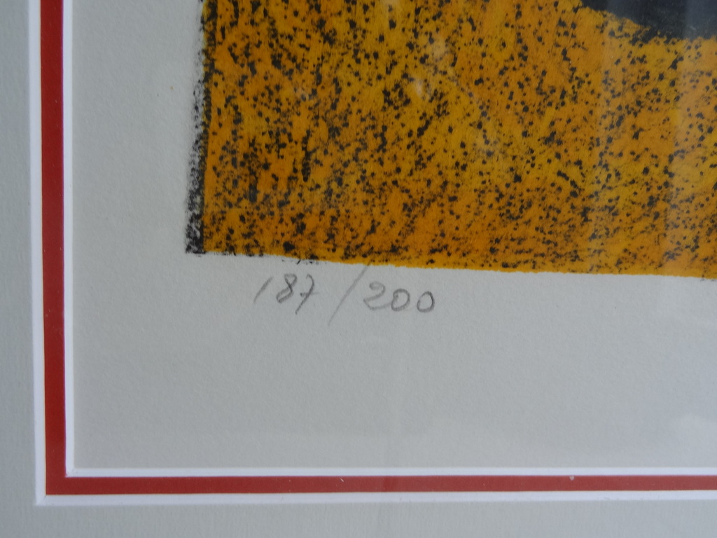 Corneille - Corneille 1999 : zeer grote lithografie 187/200 (104x69) Blauer Stern (30)  kopen? Bied vanaf 950!