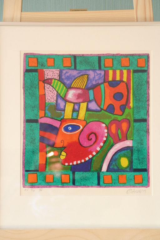 Clemens Briels - Zeefdruk - genummerd en gesigneerd kopen? Bied vanaf 125!