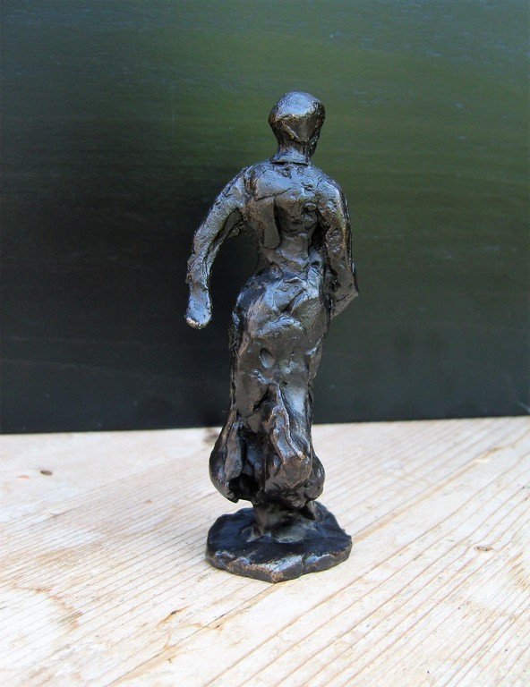 Onbekende kunstenaar: Zeer fraai bronzen beeldje van zaaister. kopen? Bied vanaf 70!