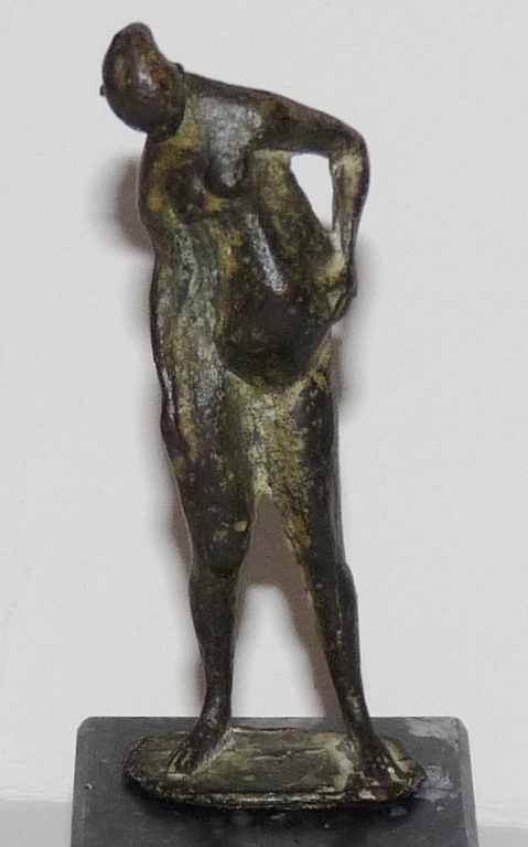 Piet van Heerden, Bronzen beeld, Zwanger verkocht voor € 190!