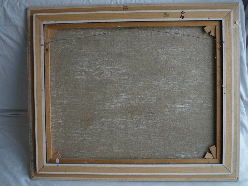 Gabriëlle Huig : Olieverf op doek , Landschap – gesigneerd & ingelijst –1996 kopen? Bied vanaf 1!