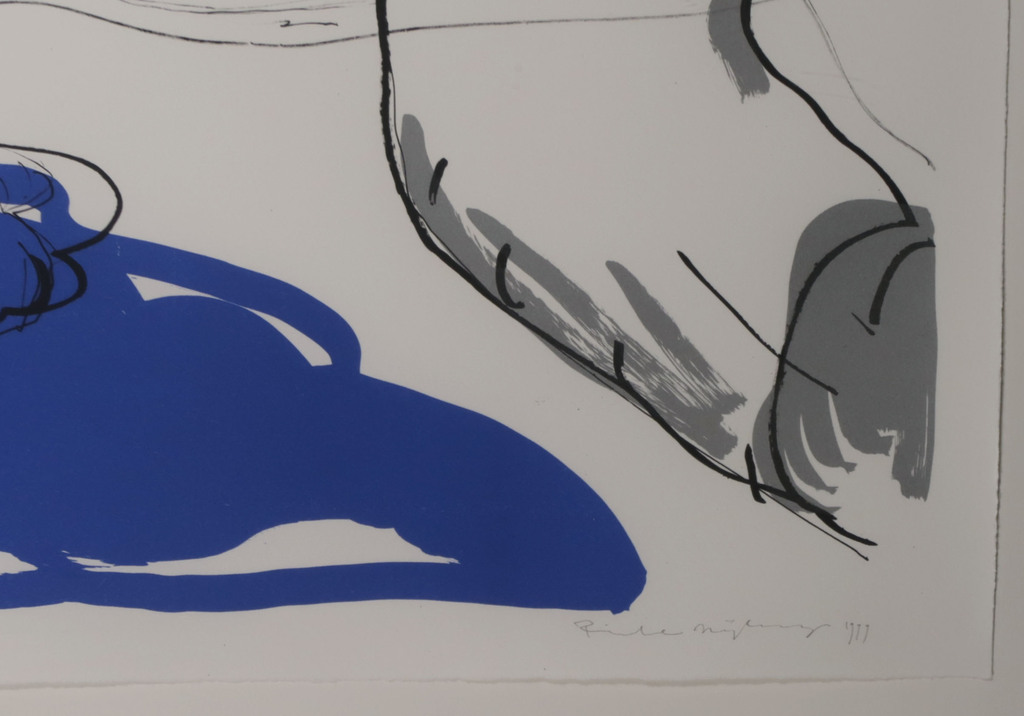 Rinke Nijburg: Litho, Ontmoeting - Ingelijst kopen? Bied vanaf 1!