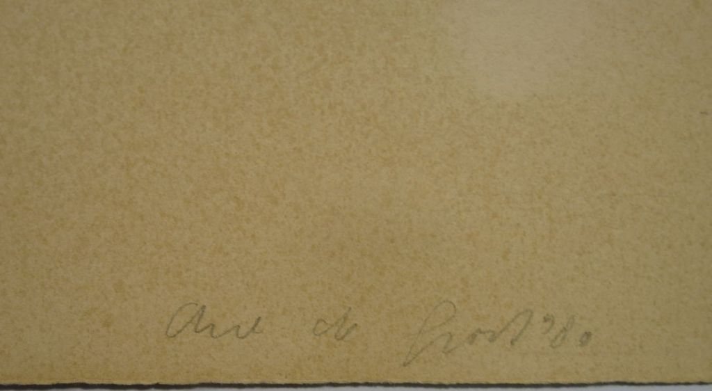 Arie de Groot: Krijttekening, Abstracte compositie kopen? Bied vanaf 35!