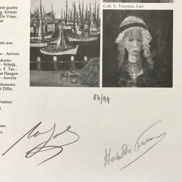 Hubert De Vries - prachtige verzamelmap - 4 litho's kopen? Bied vanaf 245!