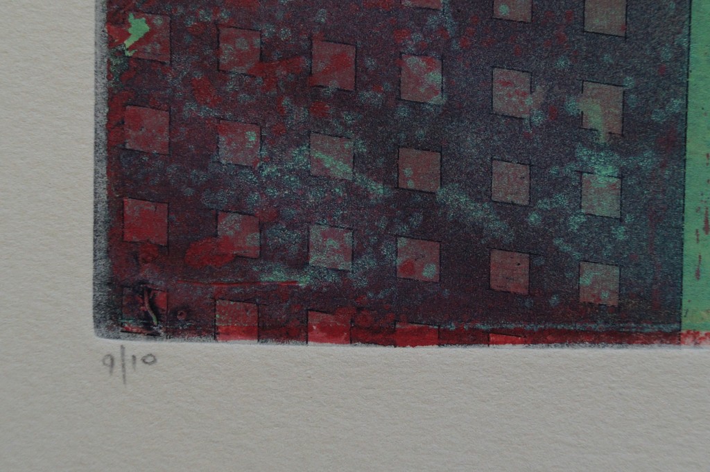 Mark Visione - gesigneerde ets - aware kopen? Bied vanaf 40!