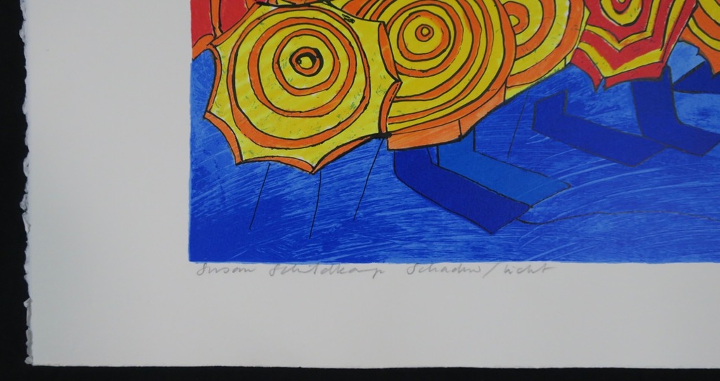 Susan Schildkamp: Zeefdruk, Schaduw/licht kopen? Bied vanaf 1!