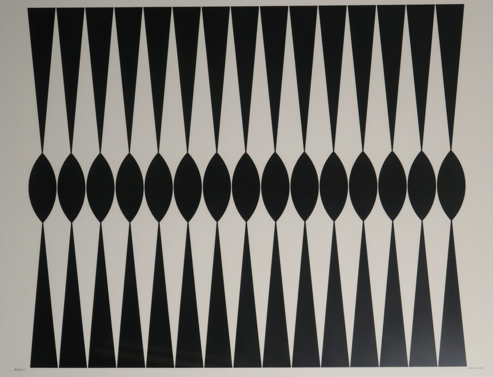 Dordevic Miodrag: Zeefdruk, Abstracte compositie - Ingelijst kopen? Bied vanaf 20!