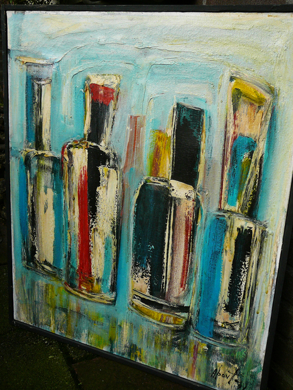 Aponte: Stilleven 'Odeurs Agreables' -olieverf 1994, gesigneerd- kopen? Bied vanaf 50!