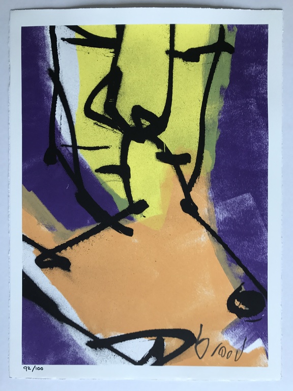 Herman Brood | Zeefdruk | Man op Paard verkocht voor € 155!