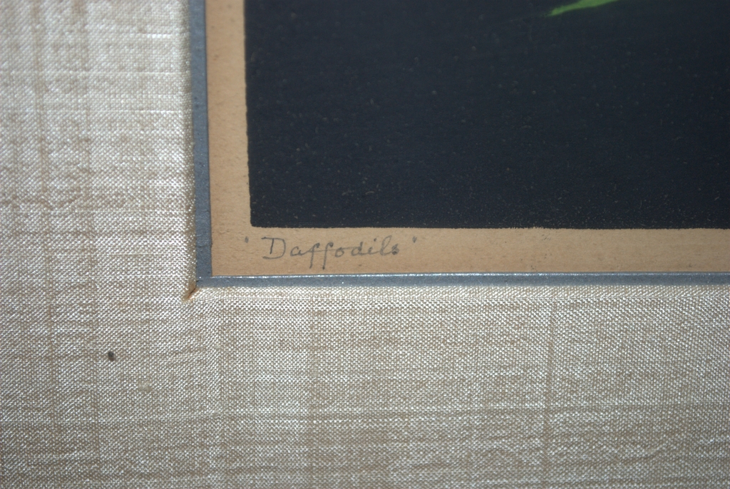 T.T.Blaylock (Schotland) - Narcissen, houtsnede rond 1910 kopen? Bied vanaf 50!