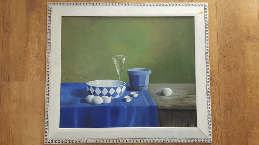 Henk Poeder (1964) - Paneel, gesigneerd rechtsonder en 2005 kopen? Bied vanaf 85!