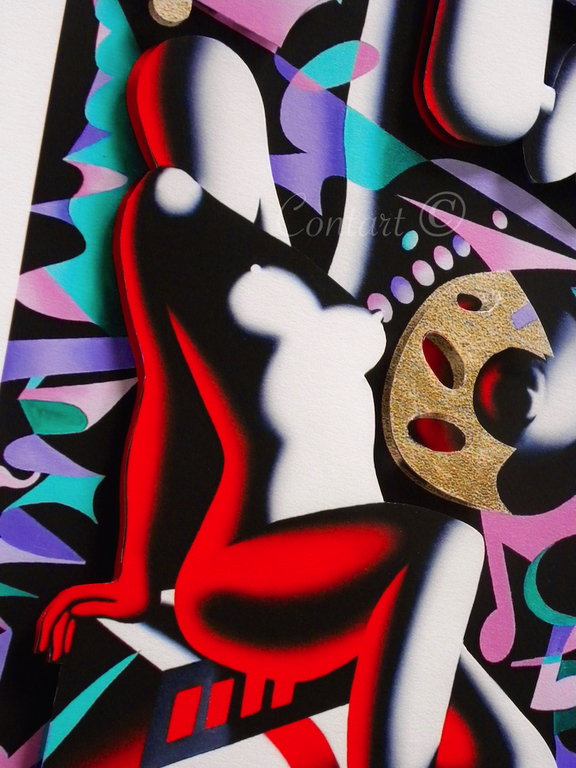 'Sirens of Temptation' - gesigneerde 3D constructie op basis van giclee - 2014 kopen? Bied vanaf 250!