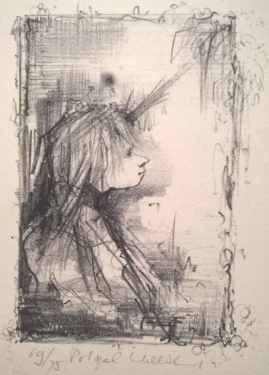 Dirkje Kuik – Potspel litho – oplage 69/75  verkocht voor € 45!