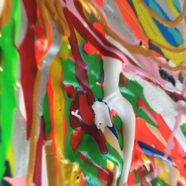 LamBert ,  gemengde technieken op doek Titel: Love=..... kopen? Bied vanaf 1!