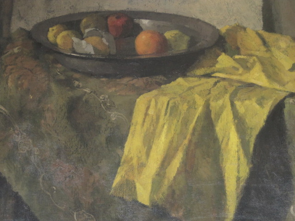 GROOT origineel Larense School olieverf stilleven van Ger. van Wijland 1912-1993 verkocht voor € 100!