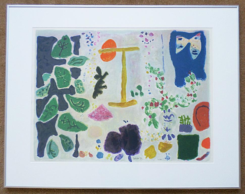 Jan Roëde - Tuin, litho (mooi ingelijst, groot) kopen? Bied vanaf 195!