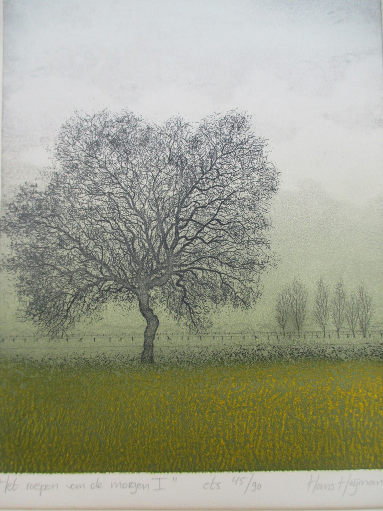 Hans Heijman: Ets, De roep van de morgen I verkocht voor € 80!