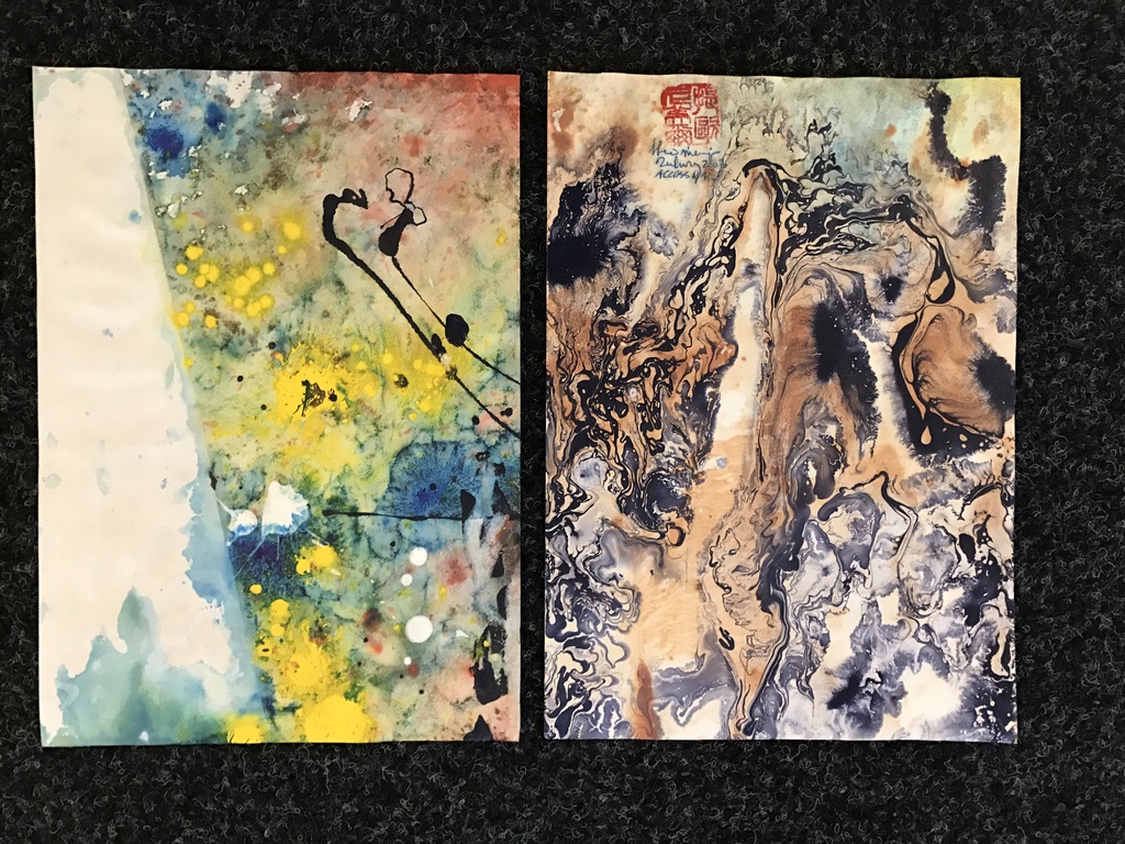 2 X THEO NIERMEIJER, Gemengde technieken/gouache op papier kopen? Bied vanaf 1!