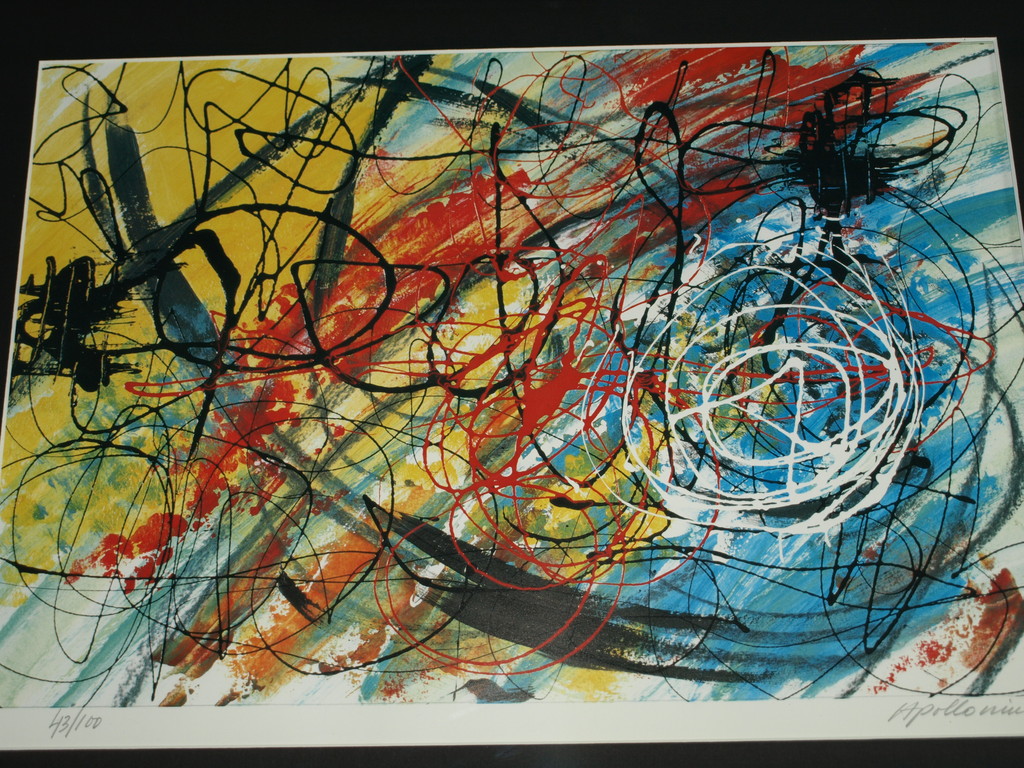 Voetbalmakelaar APOLLONIUS KONIJNENBURG - Litho + stropdas – gesigneerd, 1997   verkocht voor € 42!