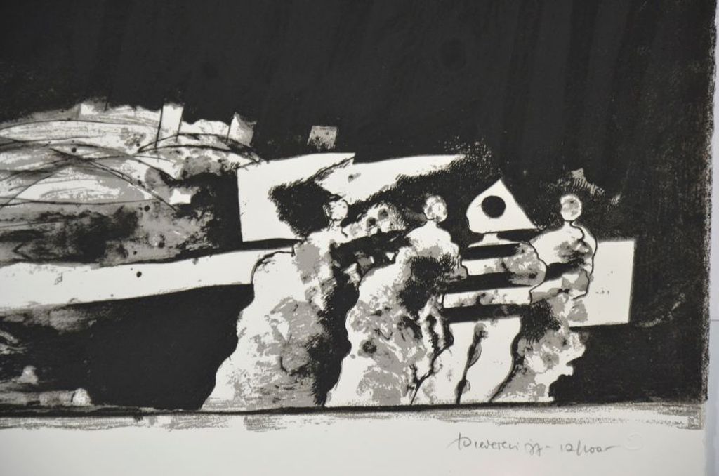 Jef Diederen: Litho, zonder titel (1977) kopen? Bied vanaf 1!