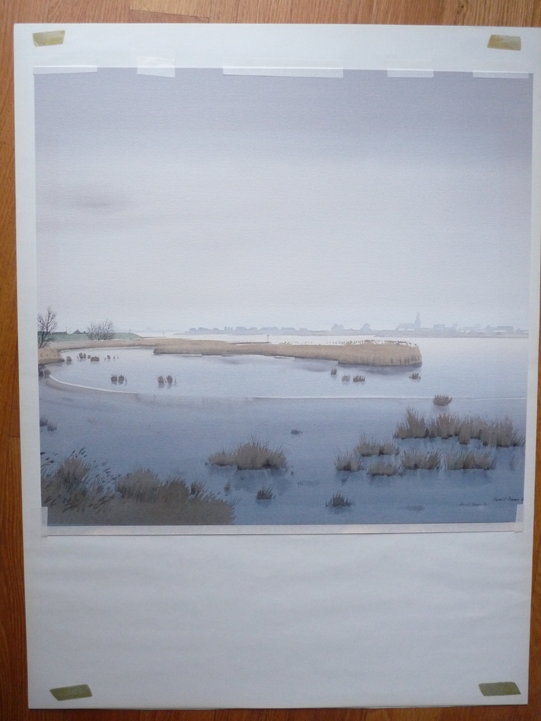 GERRIT NEVEN  AQUAREL  UIT 1984 kopen? Bied vanaf 125!