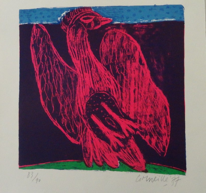 Corneille, kleurenlitho kopen? Bied vanaf 60!