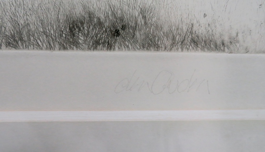 Willem den Ouden: Ets, Zonder titel - Ingelijst kopen? Bied vanaf 70!