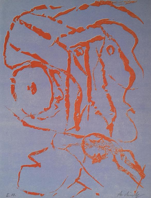 Pierre Alechinsky: Gesign. litho uit XXe Siècle (1960) verkocht voor € 210!