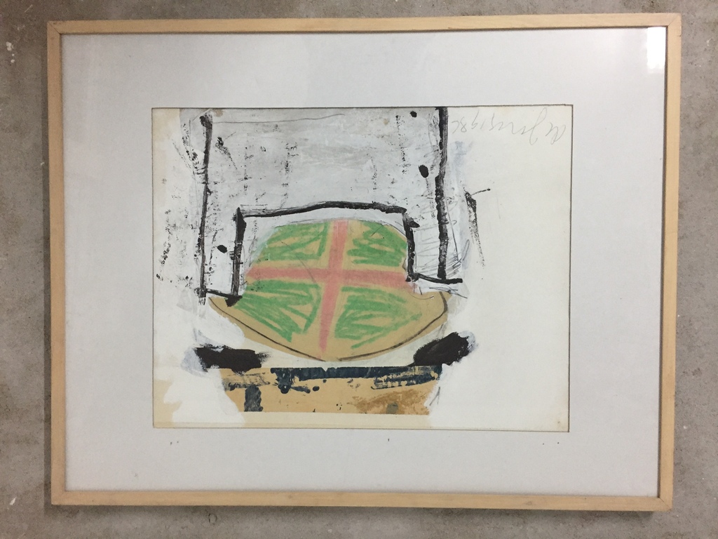 Leo de Jong MIXED media op papier, gesigneerd. kopen? Bied vanaf 1!