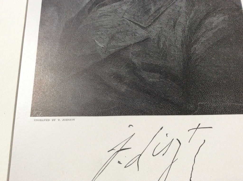 T.Johnson - Franz Liszt - gravure kopen? Bied vanaf 1!