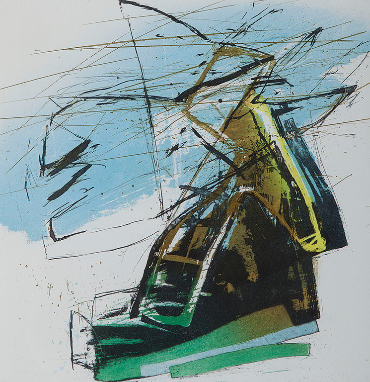 Hans Vredegoor - Ets en aquatint - Winter kopen? Bied vanaf 30!