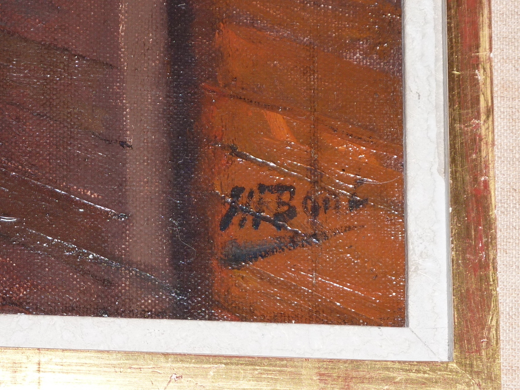 Henri Frederic Boot olieverf op doek "Spaarndam" 1904 kopen? Bied vanaf 250!