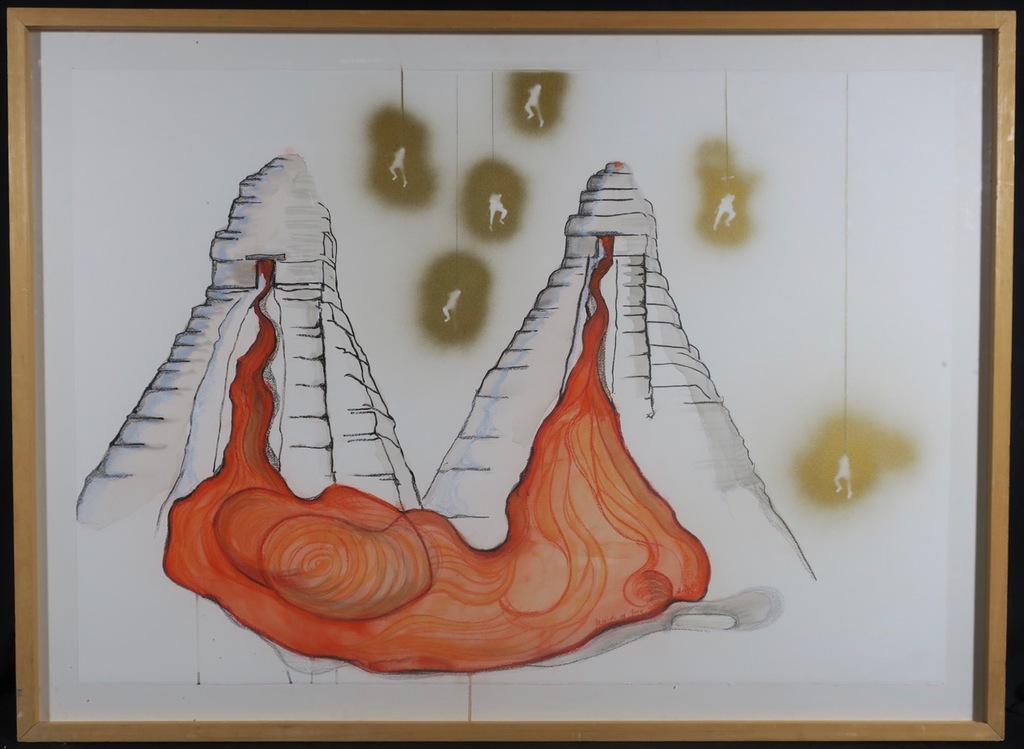 Jacolien de Jong: Gemengde techniek, Z.T. - Ingelijst (Groot) kopen? Bied vanaf 20!