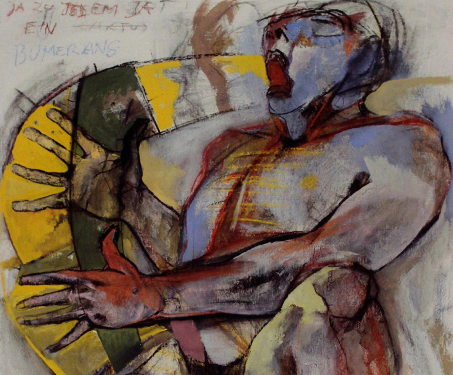 Erich Smodics. -Ja, ein Bumerang- Handgesigneerde Giclee. 2016 kopen? Bied vanaf 87!