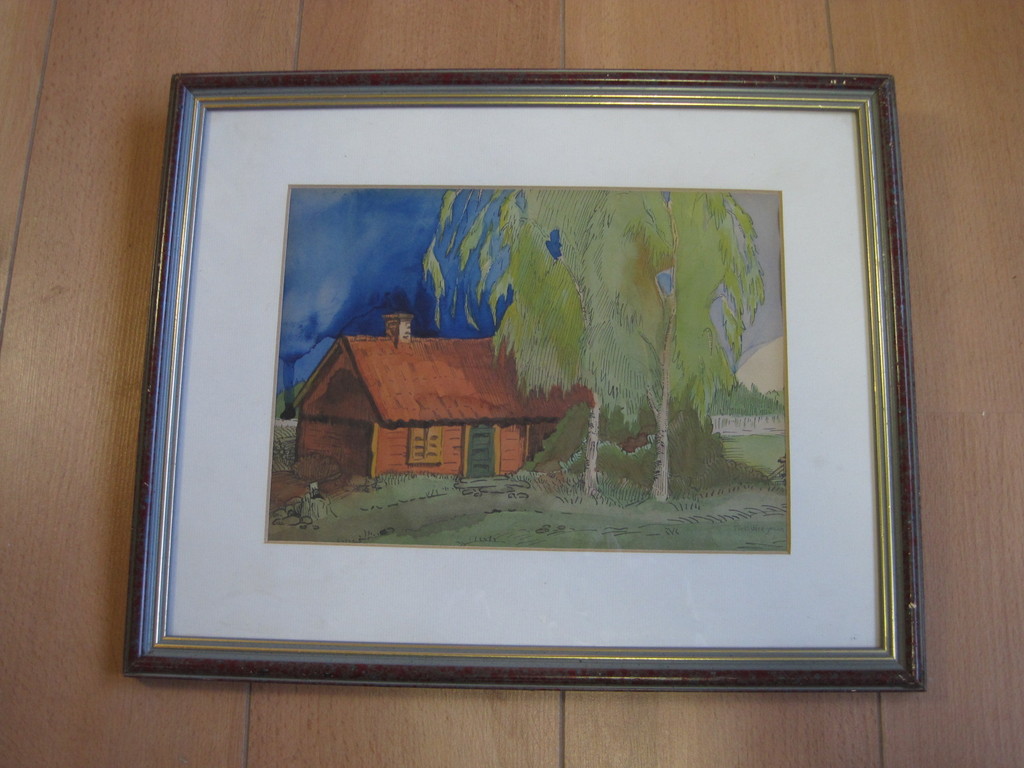 Piet Wiegman 1885-1963 aquarel landschap Bergense School  kopen? Bied vanaf 130!