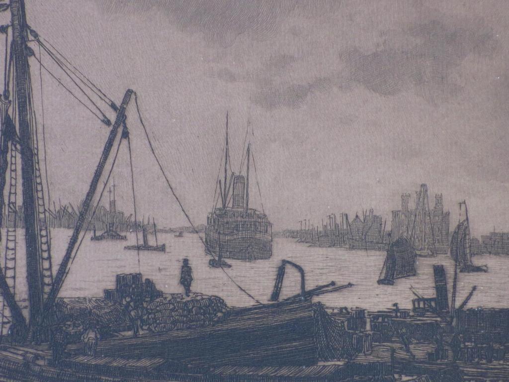 Jan Visser, Rotterdamse haven, Ets kopen? Bied vanaf 1!