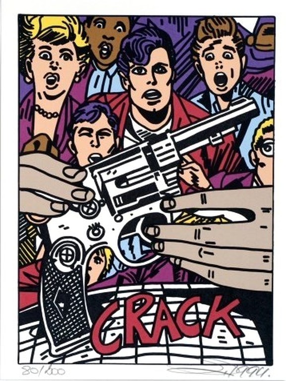 Erro: Zeefdruk, A travers...23 verkocht voor € 40!