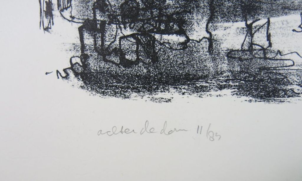 Dirkje Kuik: Litho, Achter de Dom kopen? Bied vanaf 25!