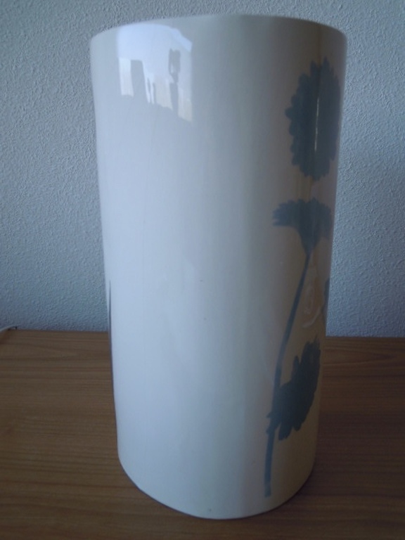 Grote keramiek vaas MANITA KIEFT 1961 - 28 cm hoog in perfecte staat.  kopen? Bied vanaf 25!