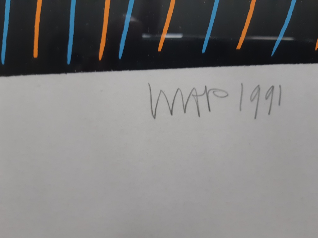 Hans Wap - Rowing on land - zeefdruk kopen? Bied vanaf 35!