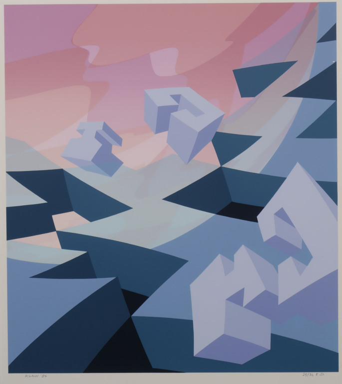 Hans Klaui: Zeefdruk, Z.T. - Ingelijst kopen? Bied vanaf 1!