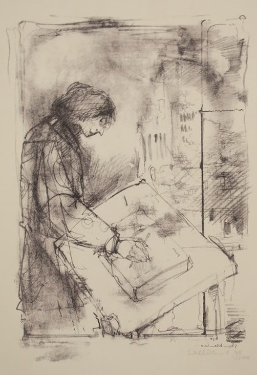 Dirkje Kuik: Litho + Foto in een lithografisch bedrukte kaft, Tekenen in Alkmaar kopen? Bied vanaf 80!