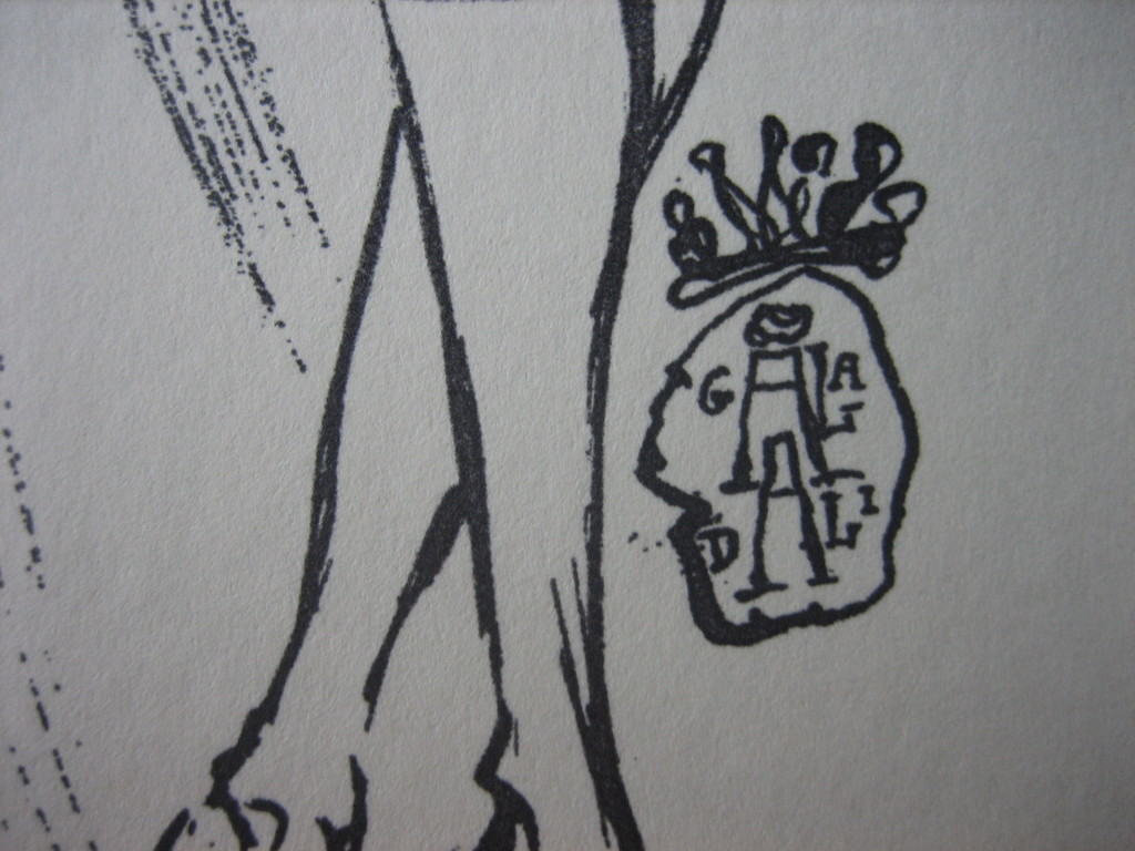 Salvador Dali - The Queen's Diamond - Lithografie - oplage 2500 ex. - 1944 kopen? Bied vanaf 1!